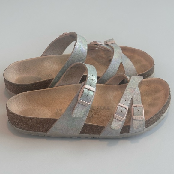 Birkenstock Franca Iridescent Rose Sandal - Picture 2 of 6